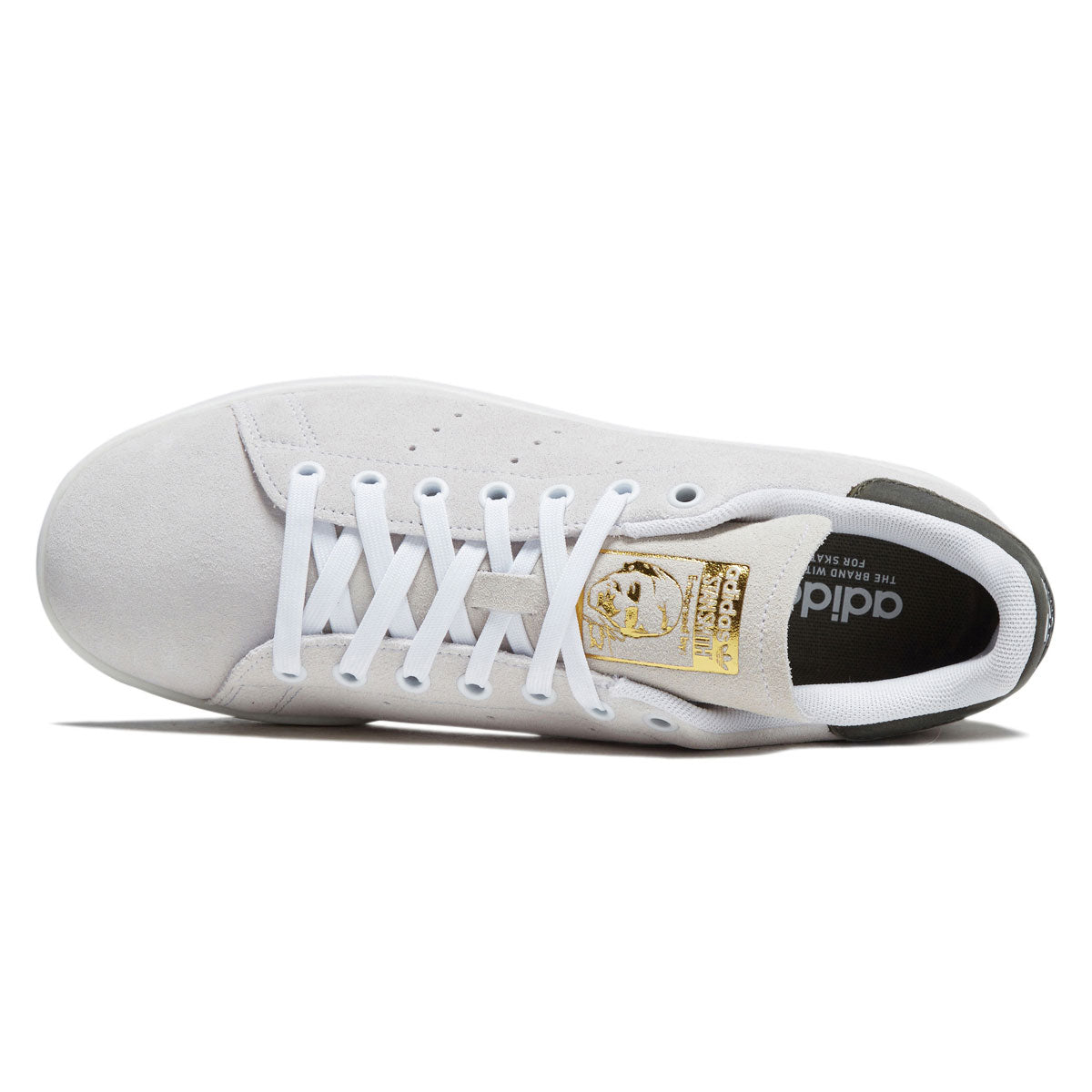 Adidas Stan Smith ADV Shoes - Crystal White/Olive Strata/Gold