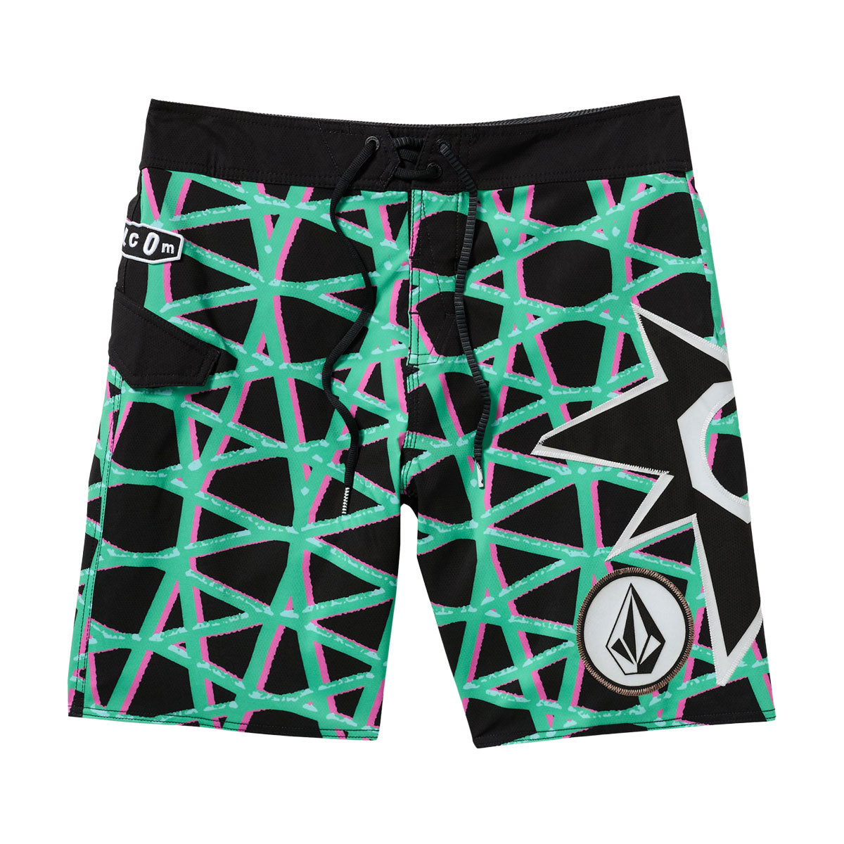 Volcom St4r G4zer Mod 20 Boardshorts - Black image 1