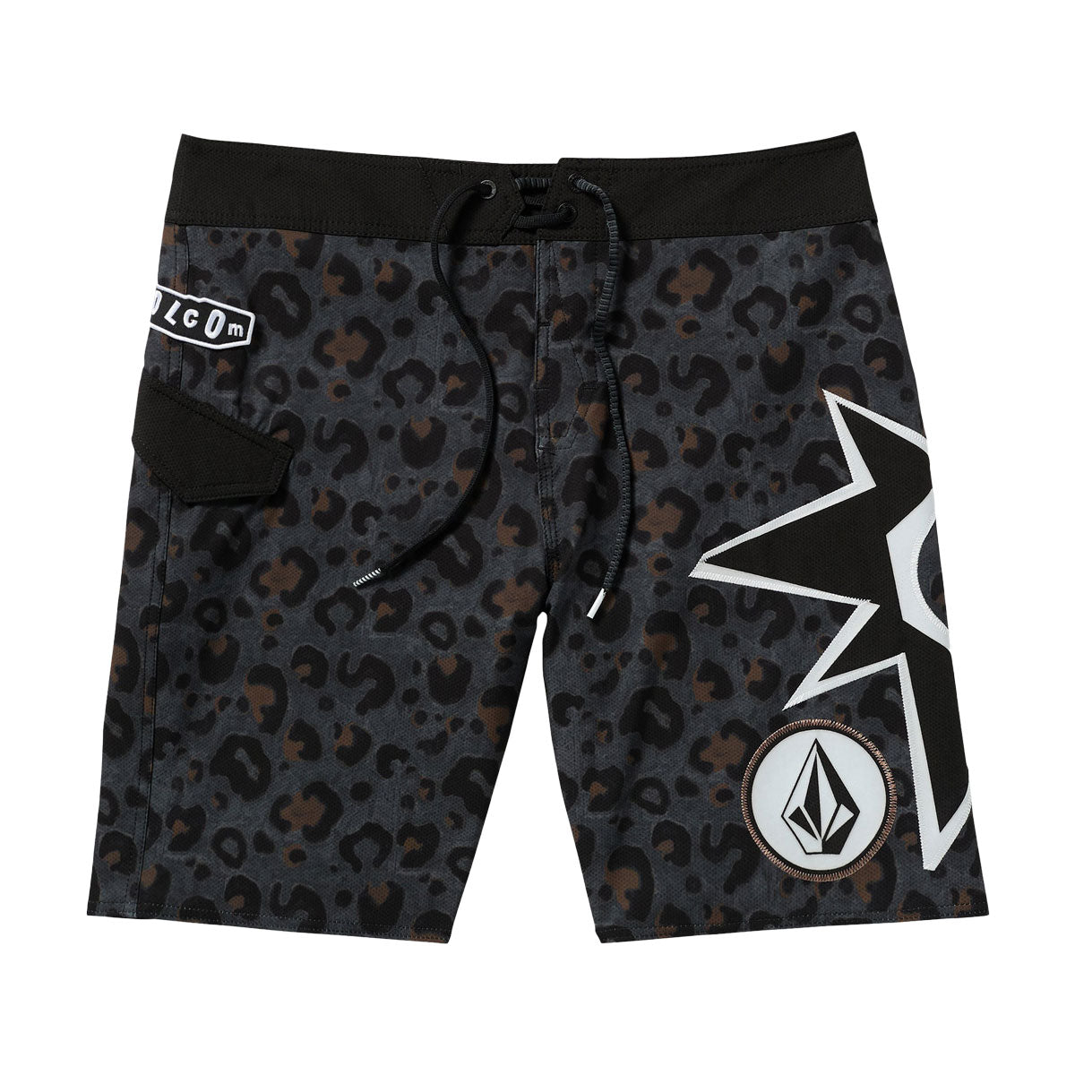 Volcom St4r G4zer Mod 20 Boardshorts - Asphalt Black image 1