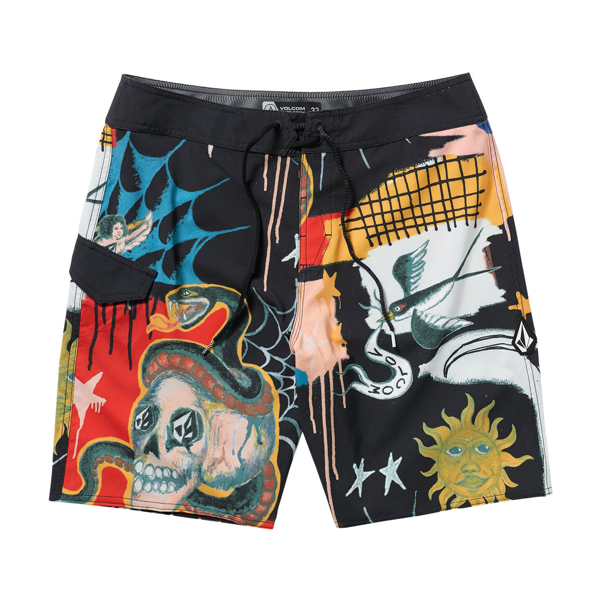 Volcom FA Seth Conboy Mod 20 Boardshorts - Black image 1