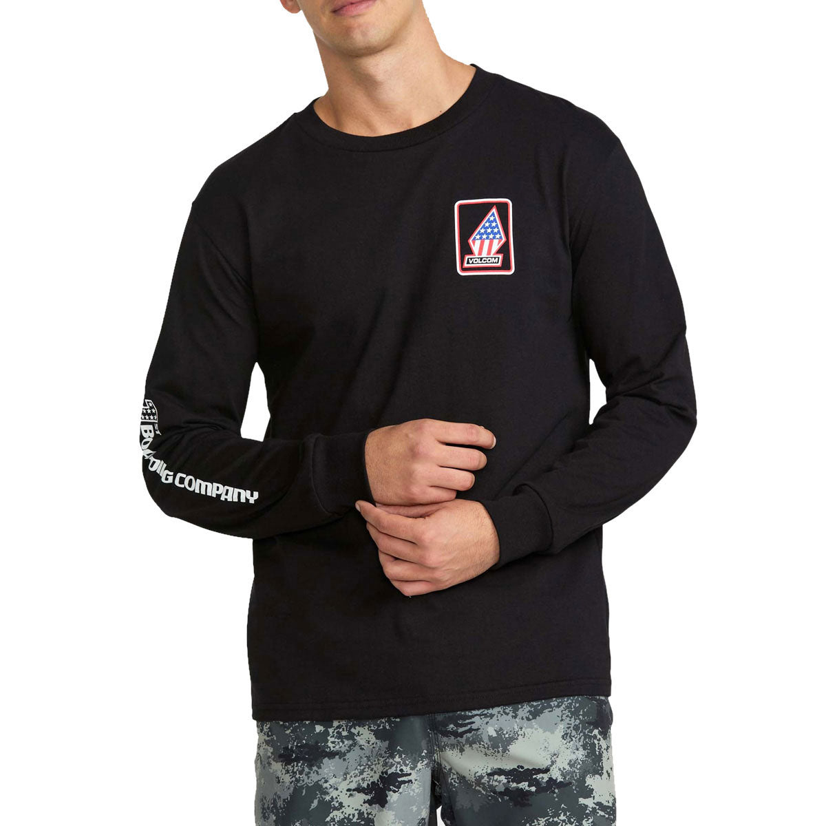 Volcom 1st Boarding Co Long Sleeve T-Shirt - Black image 3