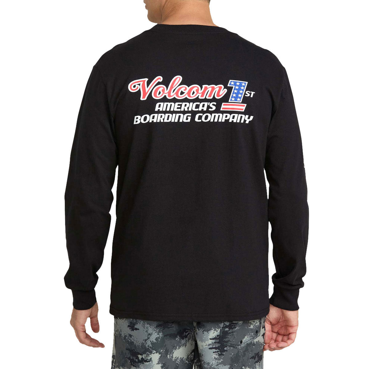 Volcom 1st Boarding Co Long Sleeve T-Shirt - Black image 4