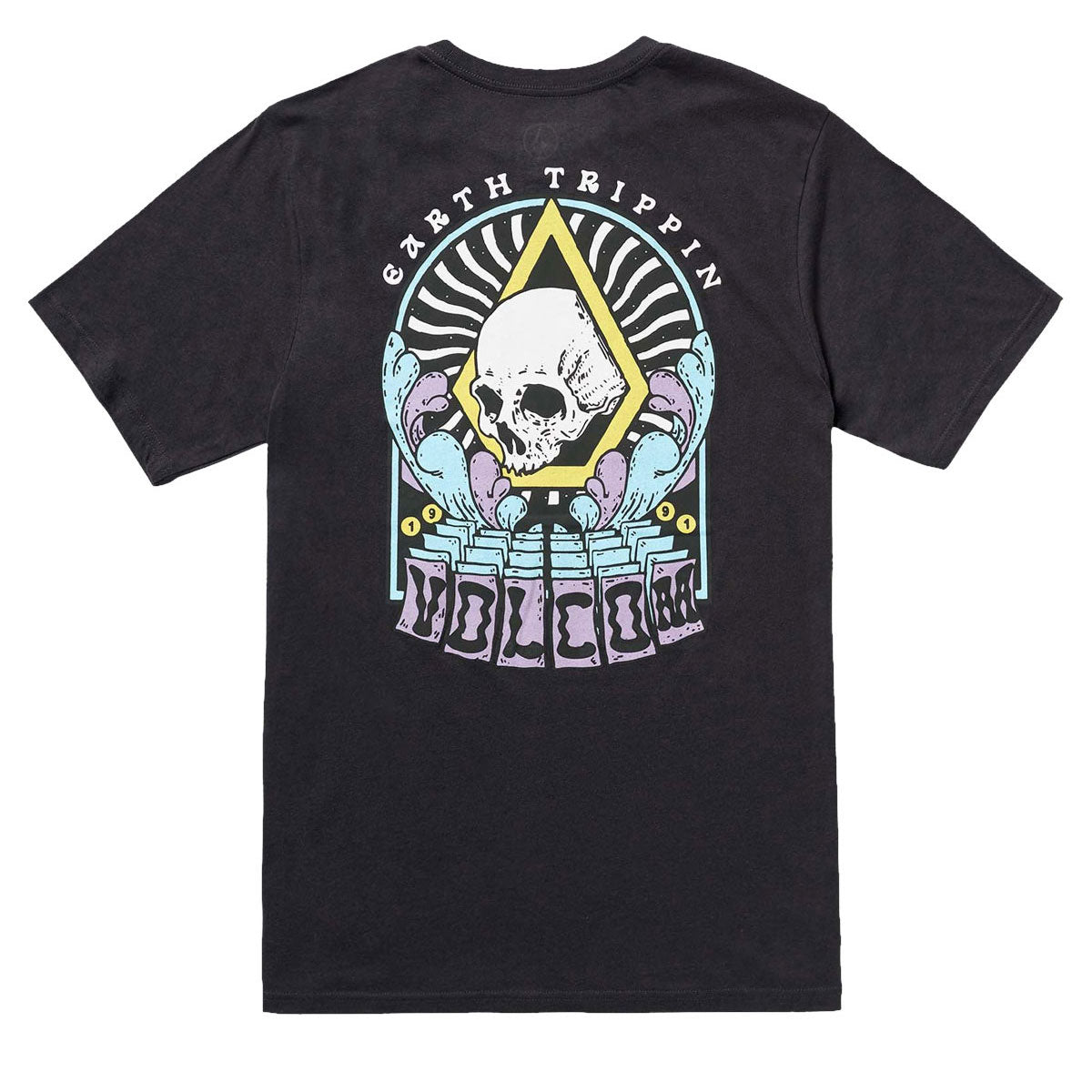 Volcom Arched T-Shirt - Washed Black Heather image 1