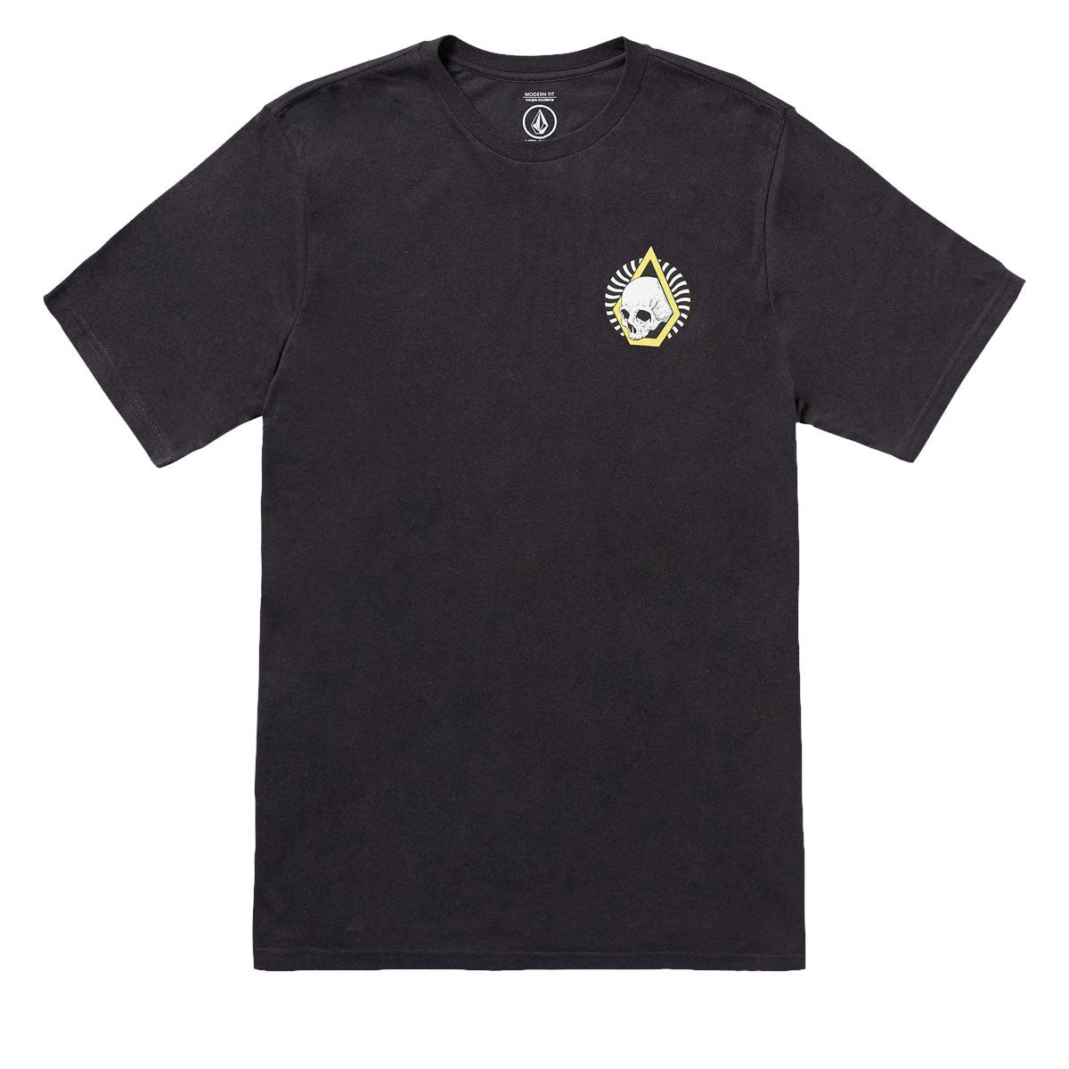 Volcom Arched T-Shirt - Washed Black Heather image 2