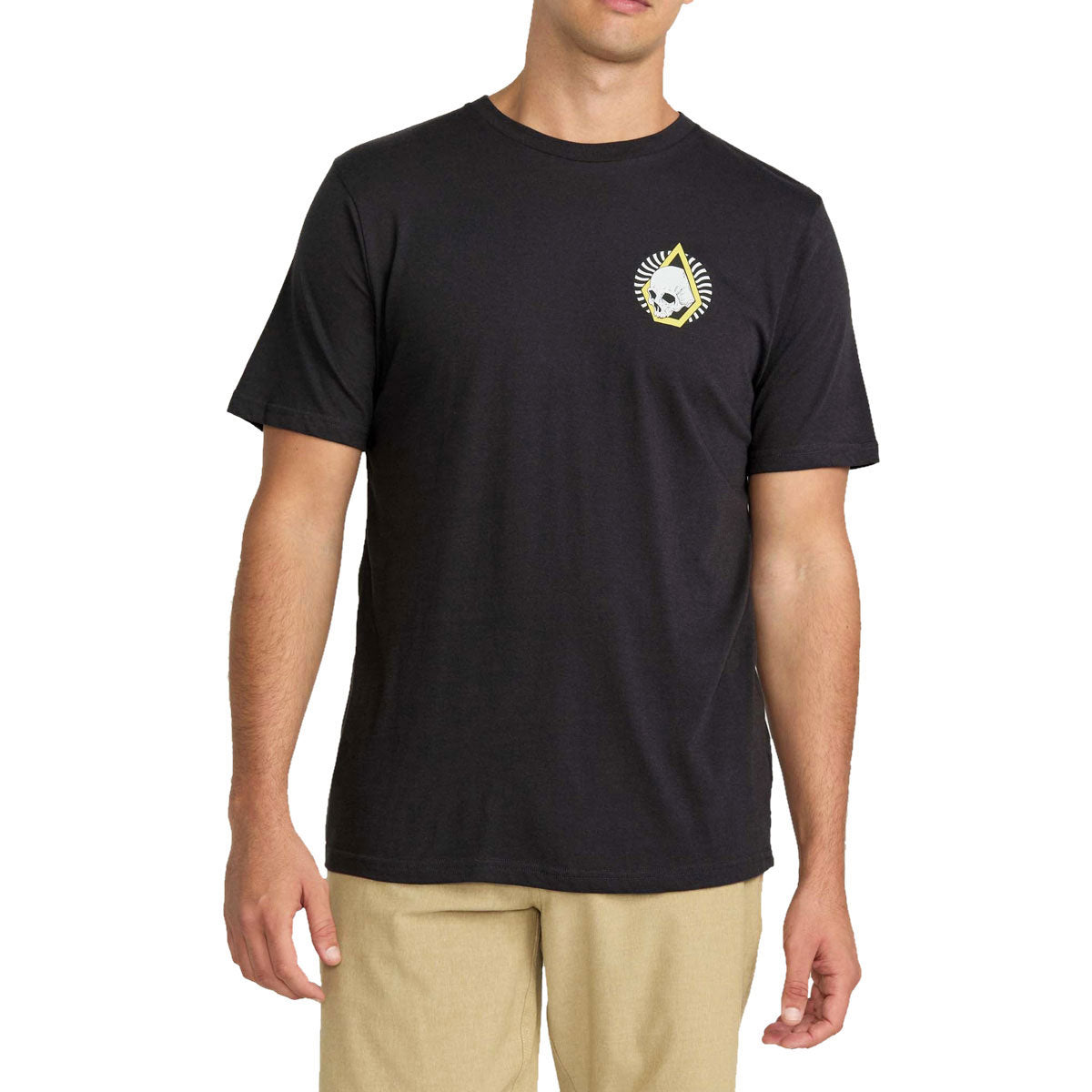 Volcom Arched T-Shirt - Washed Black Heather image 3
