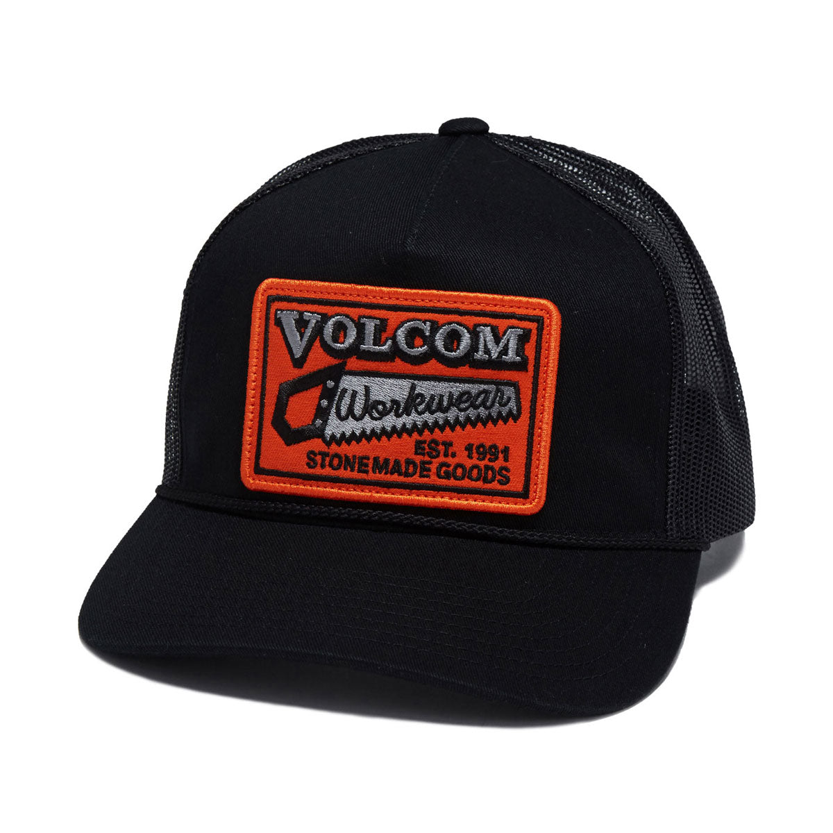 Volcom Sawstone Trucker Hat - Black image 1
