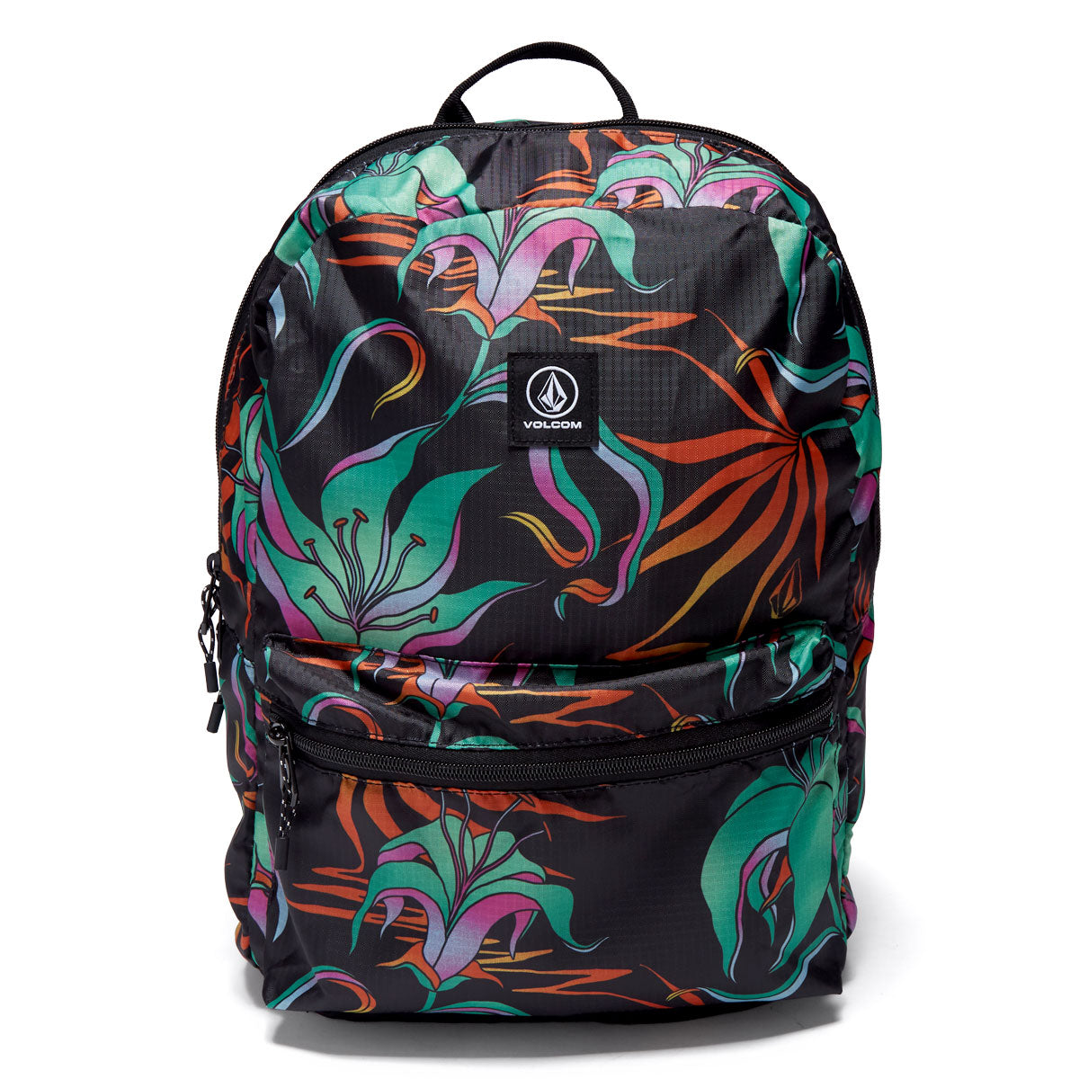 Volcom Bt Packable Backpack - Black/Green image 1