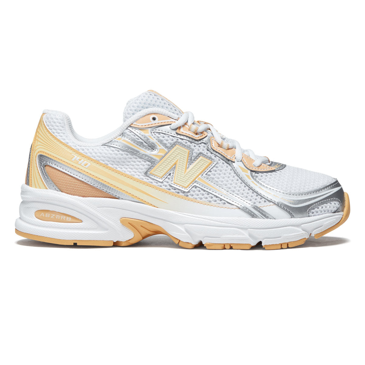 New Balance 740 Shoes - White/Indoor Court – Daddies Board Shop