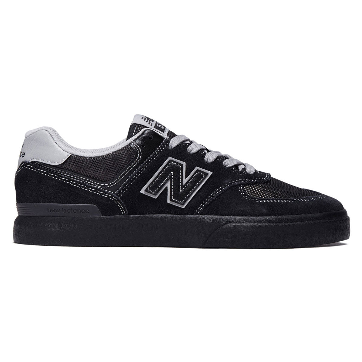 New Balance 574 Vulc Shoes - Black/Black image 1