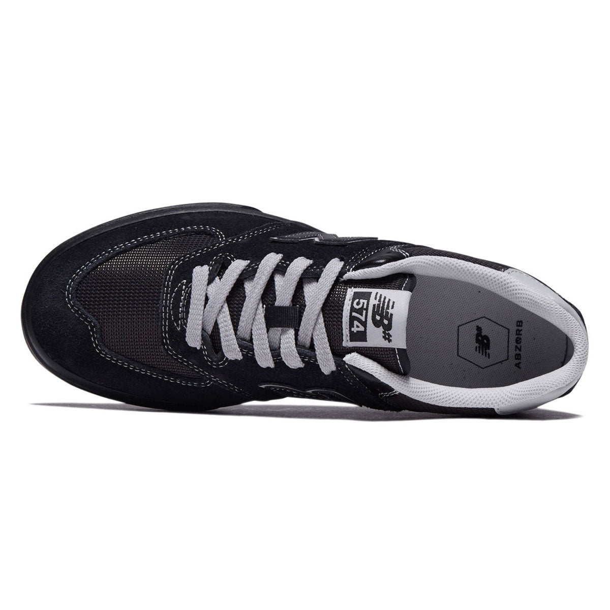 New Balance 574 Vulc Shoes - Black/Black image 3