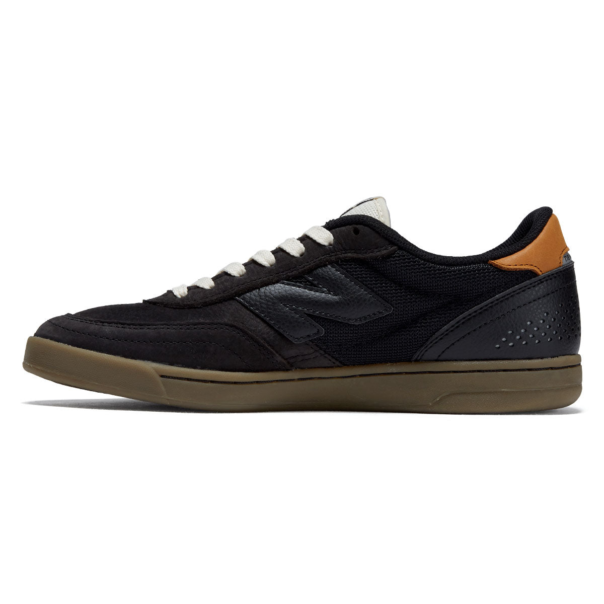 New Balance 440 V2 Shoes - Black/Gum image 2