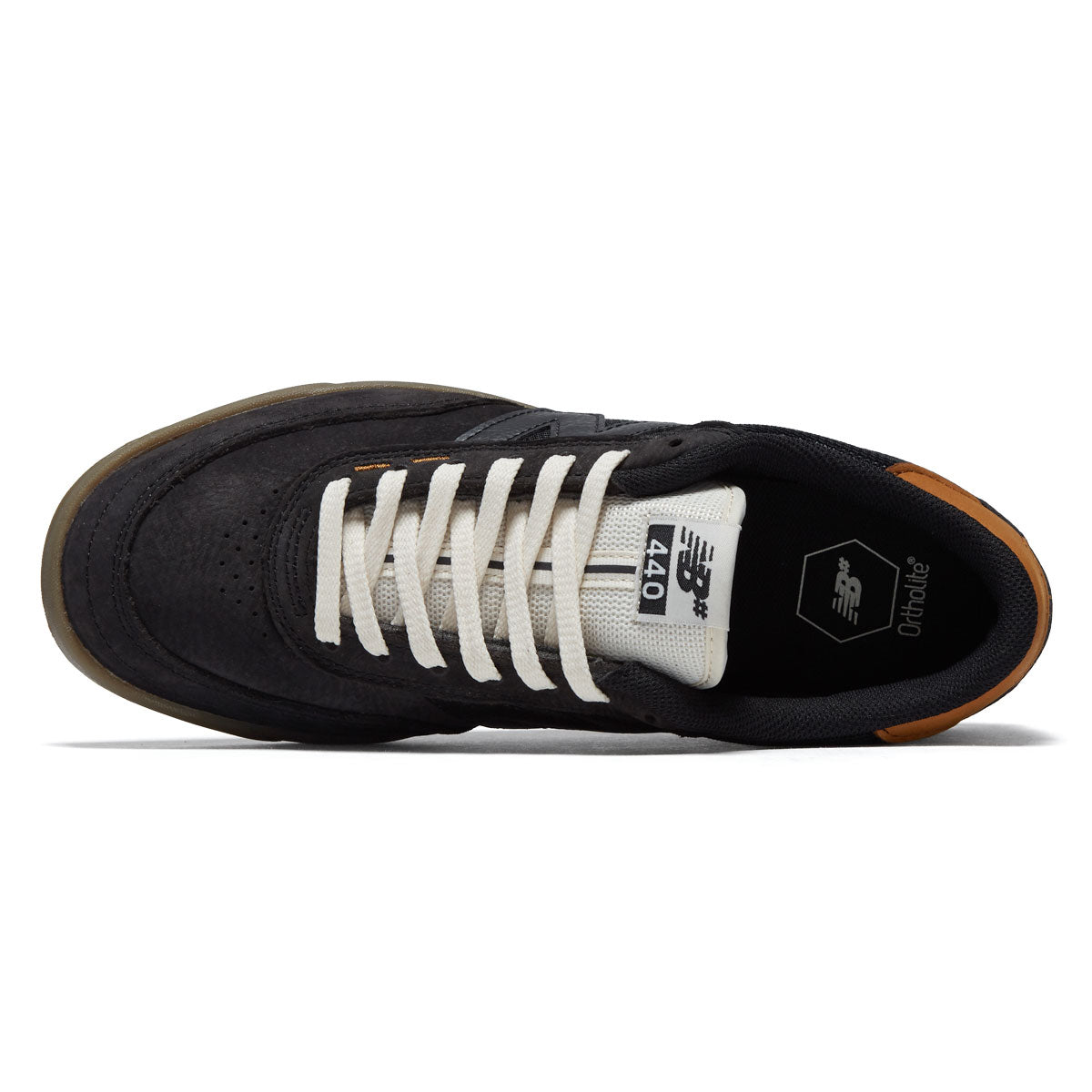 New Balance 440 V2 Shoes - Black/Gum image 3