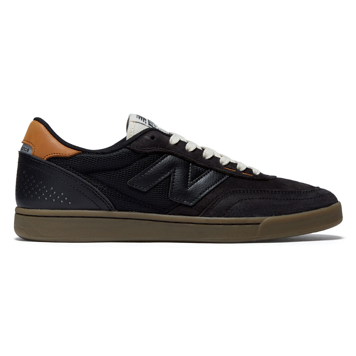 New Balance 440 V2 Wide Shoes - Black/Gum image 1