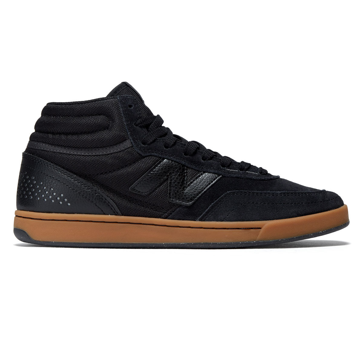 New Balance 440 High V2 Shoes - Black/Gum image 1