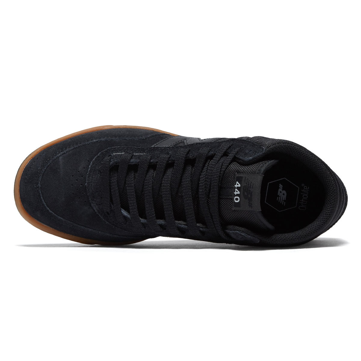 New Balance 440 High V2 Shoes - Black/Gum image 3