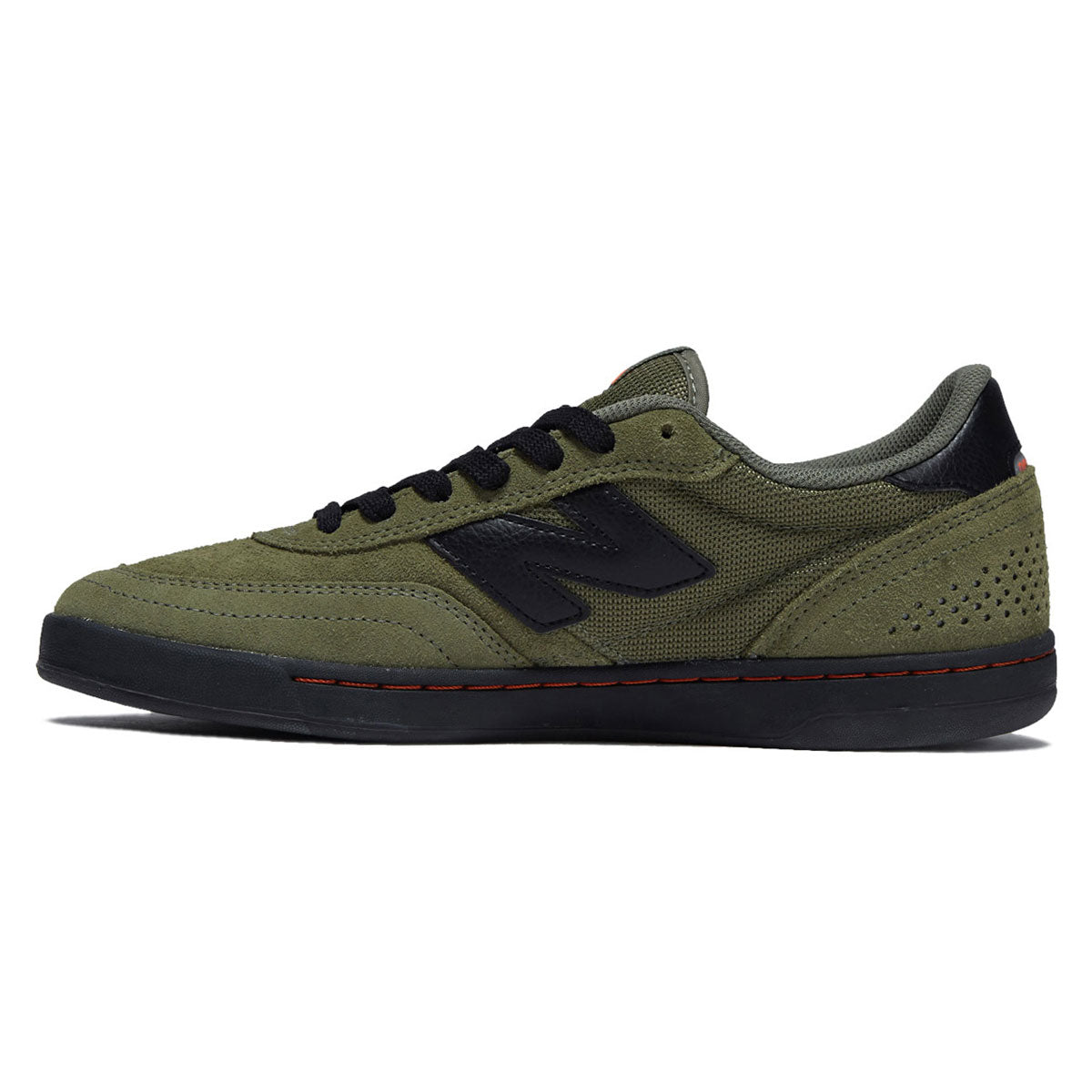 New Balance 440 V2 Shoes - Dark Olivine/Black image 2