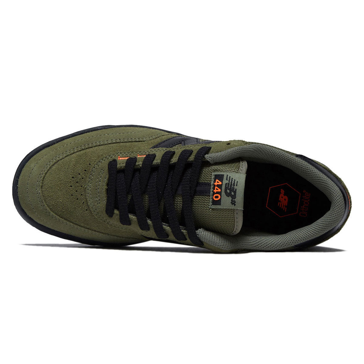 New Balance 440 V2 Shoes - Dark Olivine/Black image 3