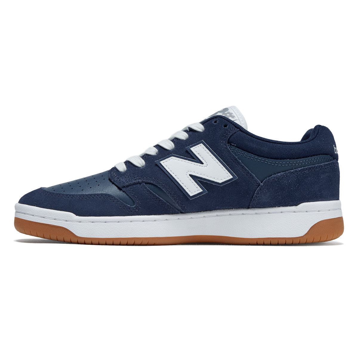 New Balance 480 Shoes - Navy/White image 2