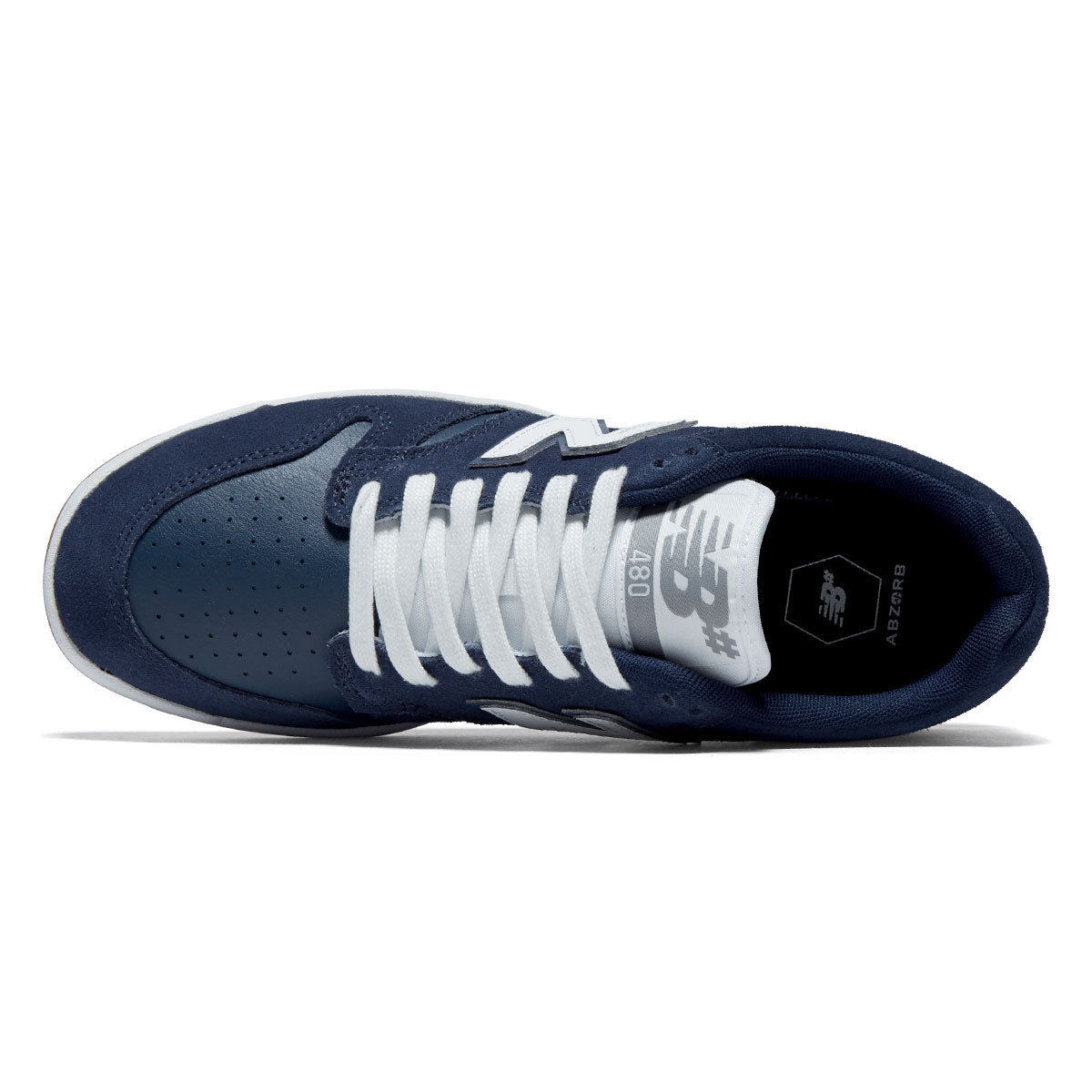 New Balance 480 Shoes - Navy/White image 3