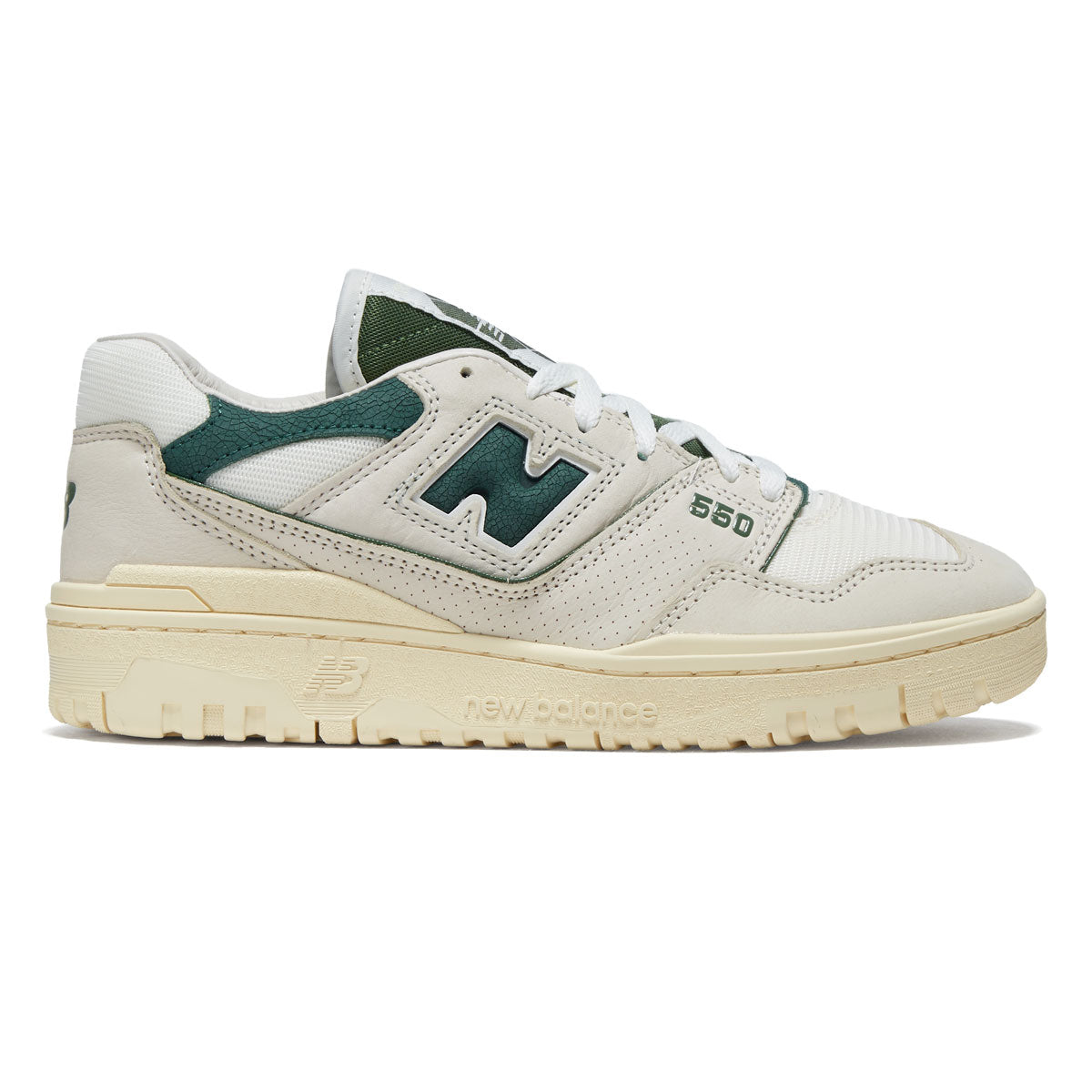 New Balance 550 Shoes - Permafrost/Dark Alpine Green – Daddies