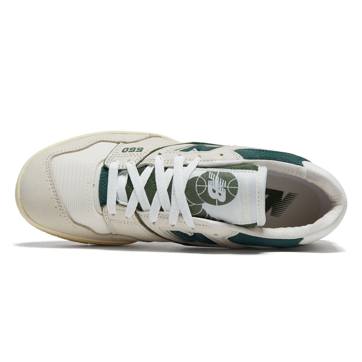 New Balance 550 Shoes - Permafrost/Dark Alpine Green – Daddies