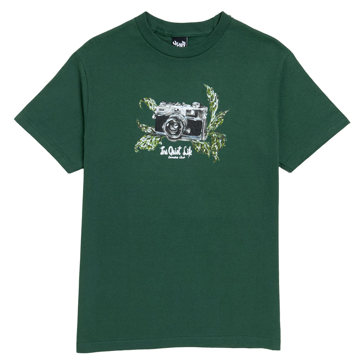 The Quiet Life Swanski Camera T-Shirt - Hunter Green image 1