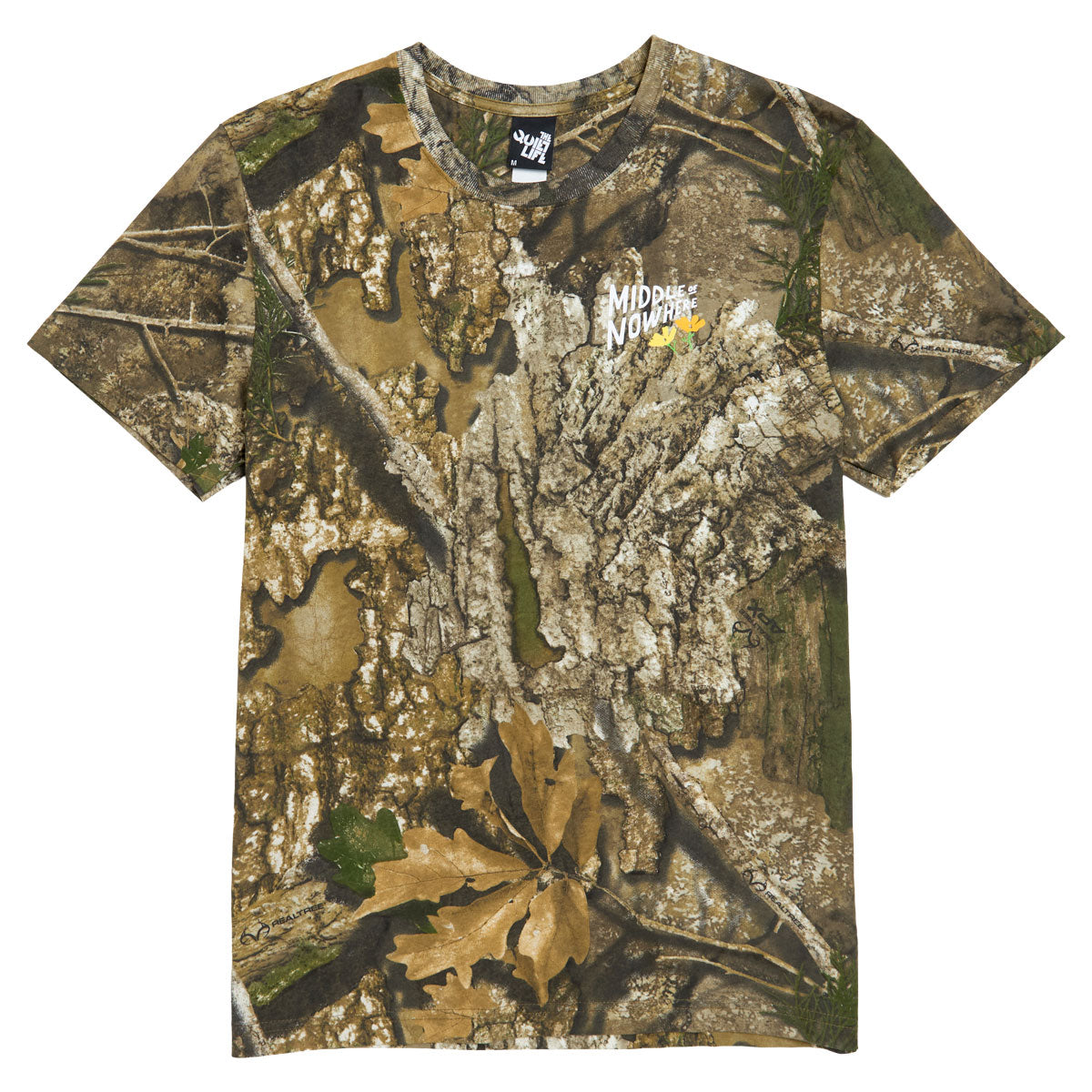The Quiet Life x Lonely Palm Middle Of Nowhere T-Shirt - Camo image 1