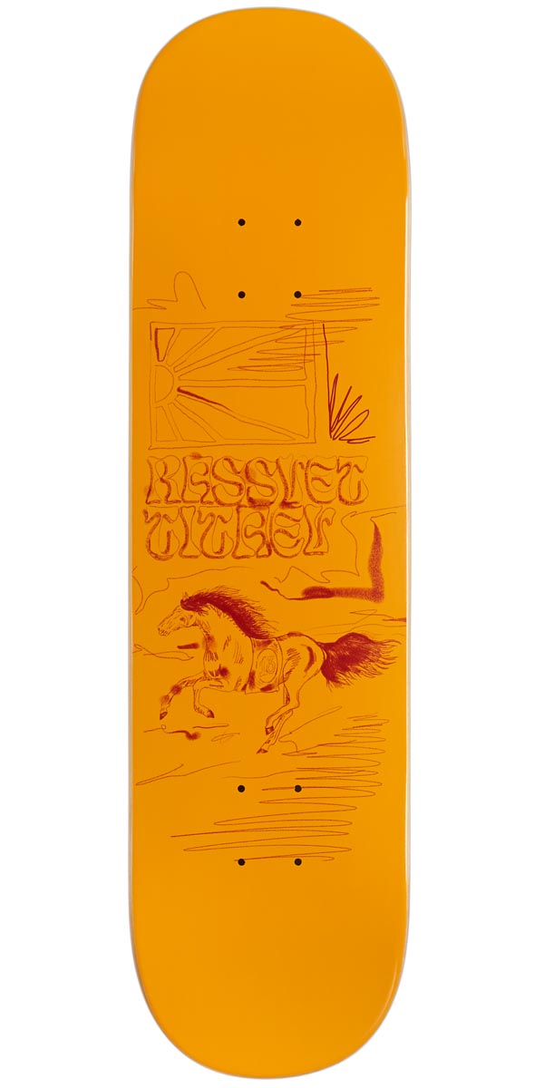 Rassvet Tolya Titaev Pro Skateboard Deck - Orange - 8.125