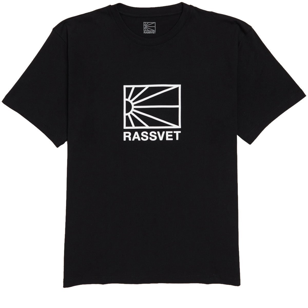 Rassvet Big Logo T-Shirt - Black image 1