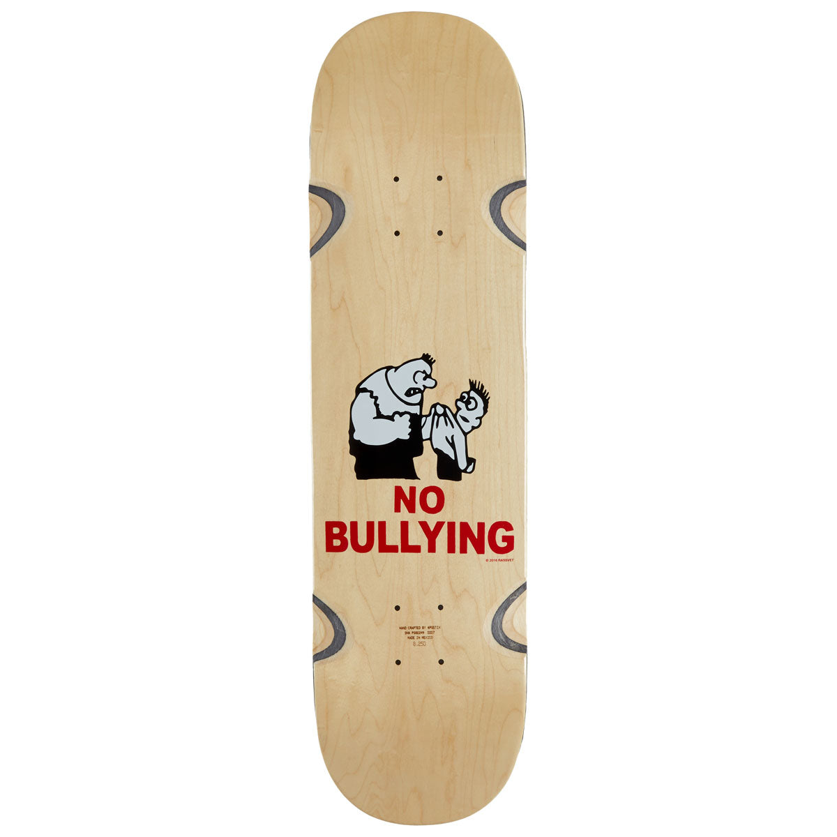 Rassvet No Bullying Skateboard Deck - Natural - 8.25