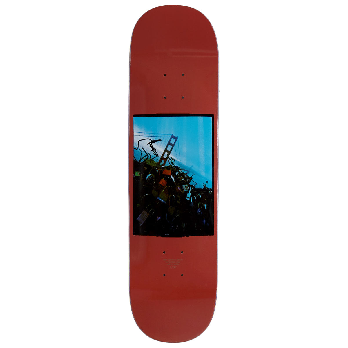 Rassvet Biais Pro Skateboard Deck - Orange - 8.25