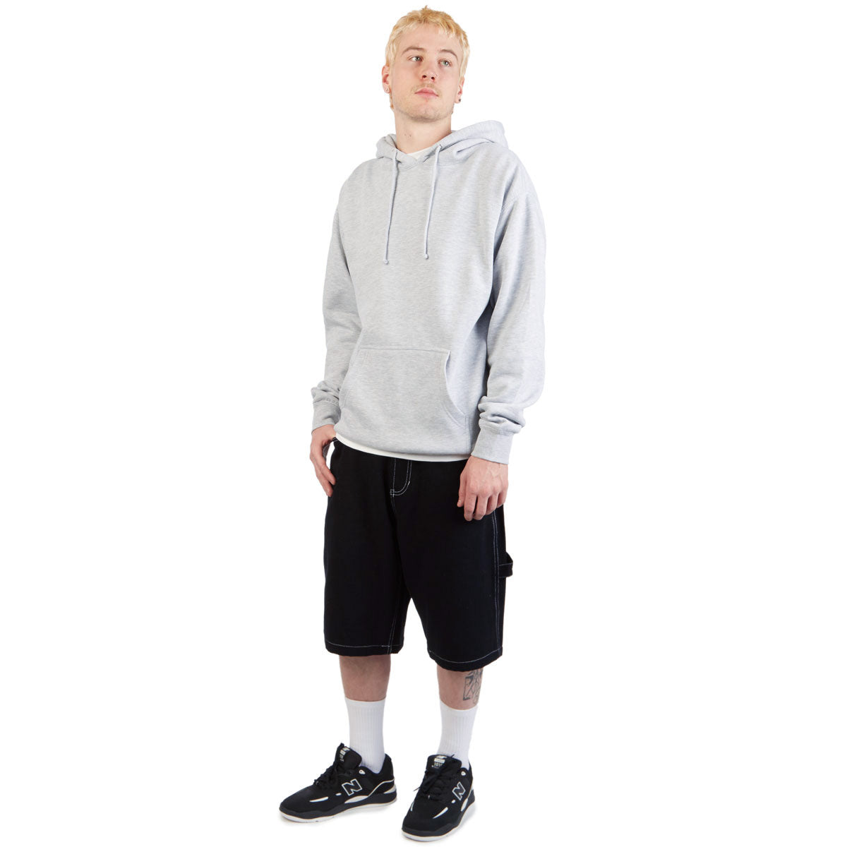 CCS Hammer Loop Canvas Shorts - Black/White image 2