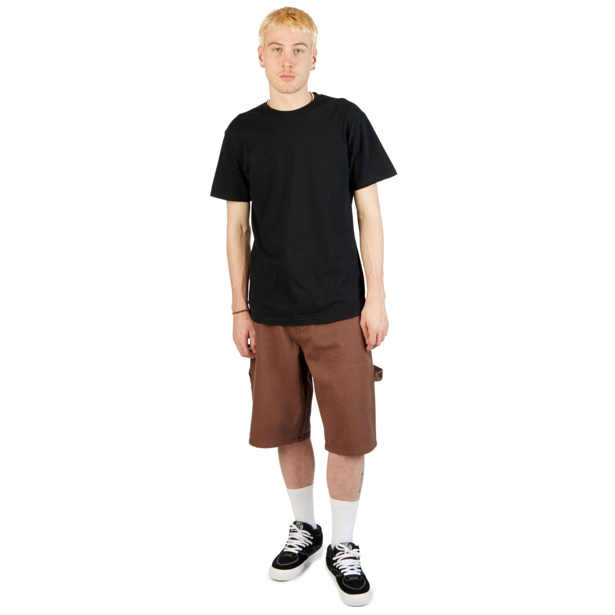 CCS Hammer Loop Canvas Shorts - Brown/Black image 2