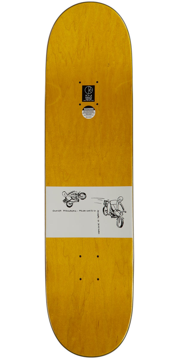 Polar Oskar Rozenberg West Harbour Skateboard Deck - 8.25