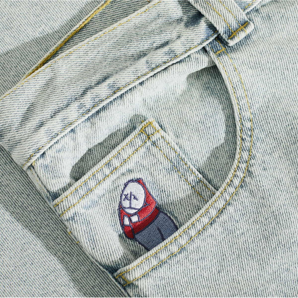 Polar Big Boy OG Logo Jeans - Light Blue – Daddies Board Shop