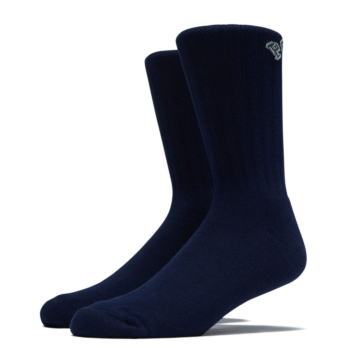 Polar Large Rib College Logo Socks - Dark Blue image 1