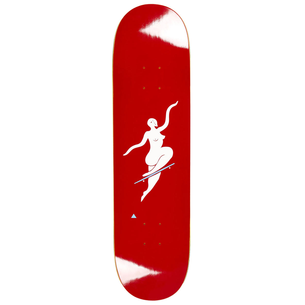 Polar No Complies Skateboard Deck - Red - 8.25