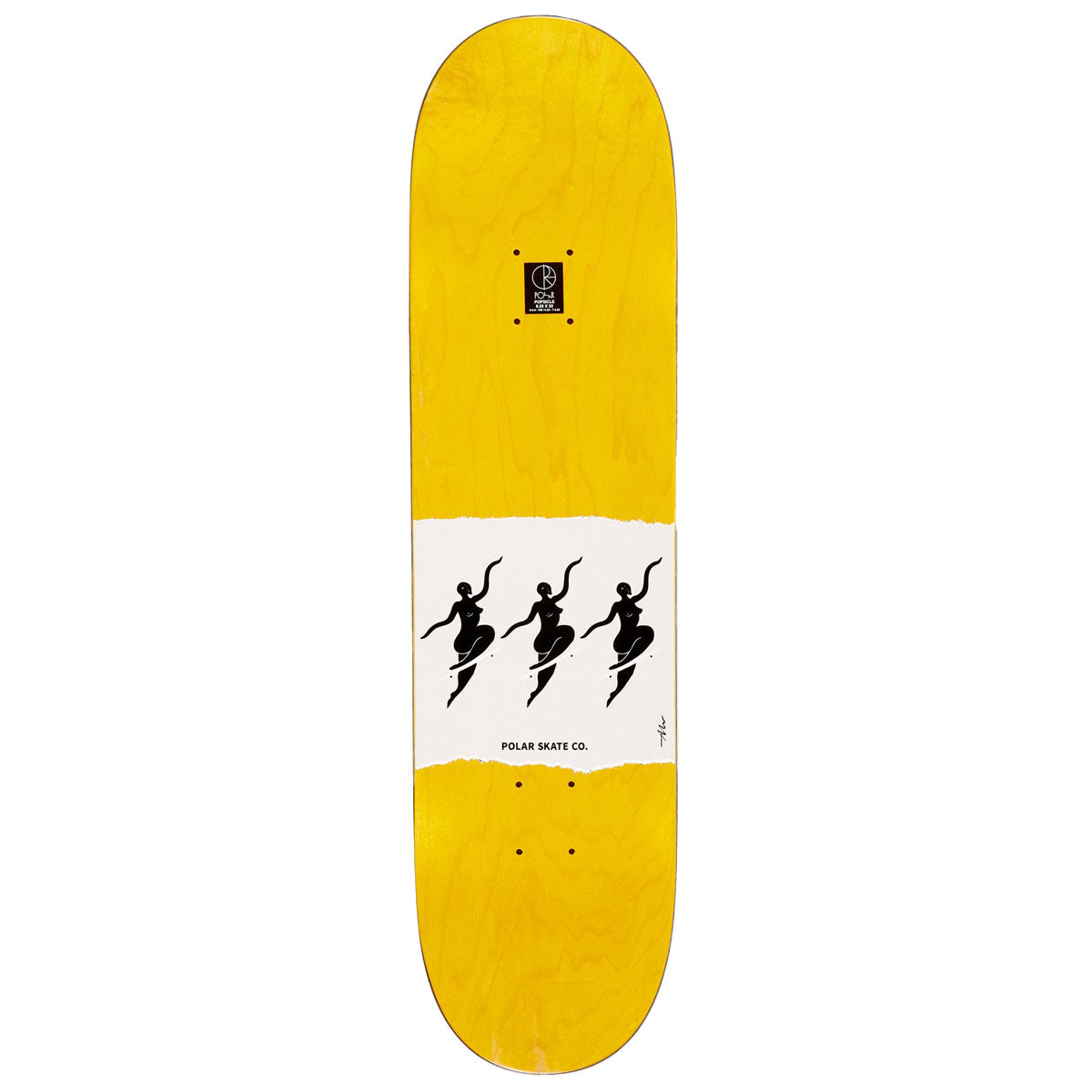 POLAR ！ 8.25 x 31.875 Polar No Complies Skateboard Deck - Red - 8.25