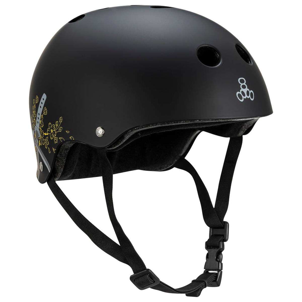 Triple Eight Certified Sweatsaver Sky Brown Helmet - Black image 1