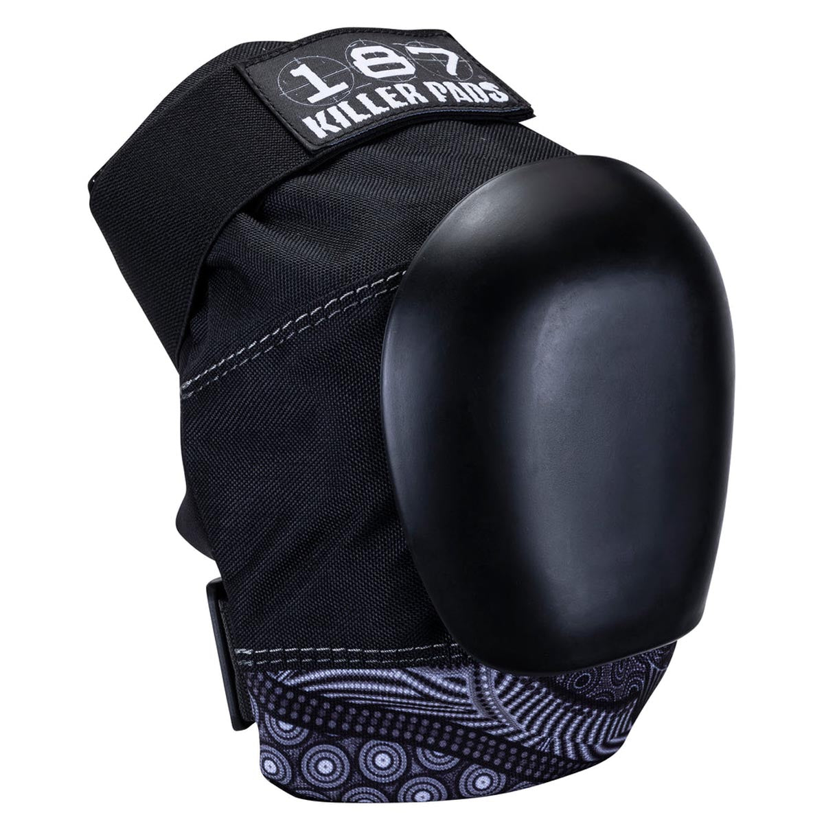 187 Pro Knee Keegan Palmer Pads - Black/White image 2