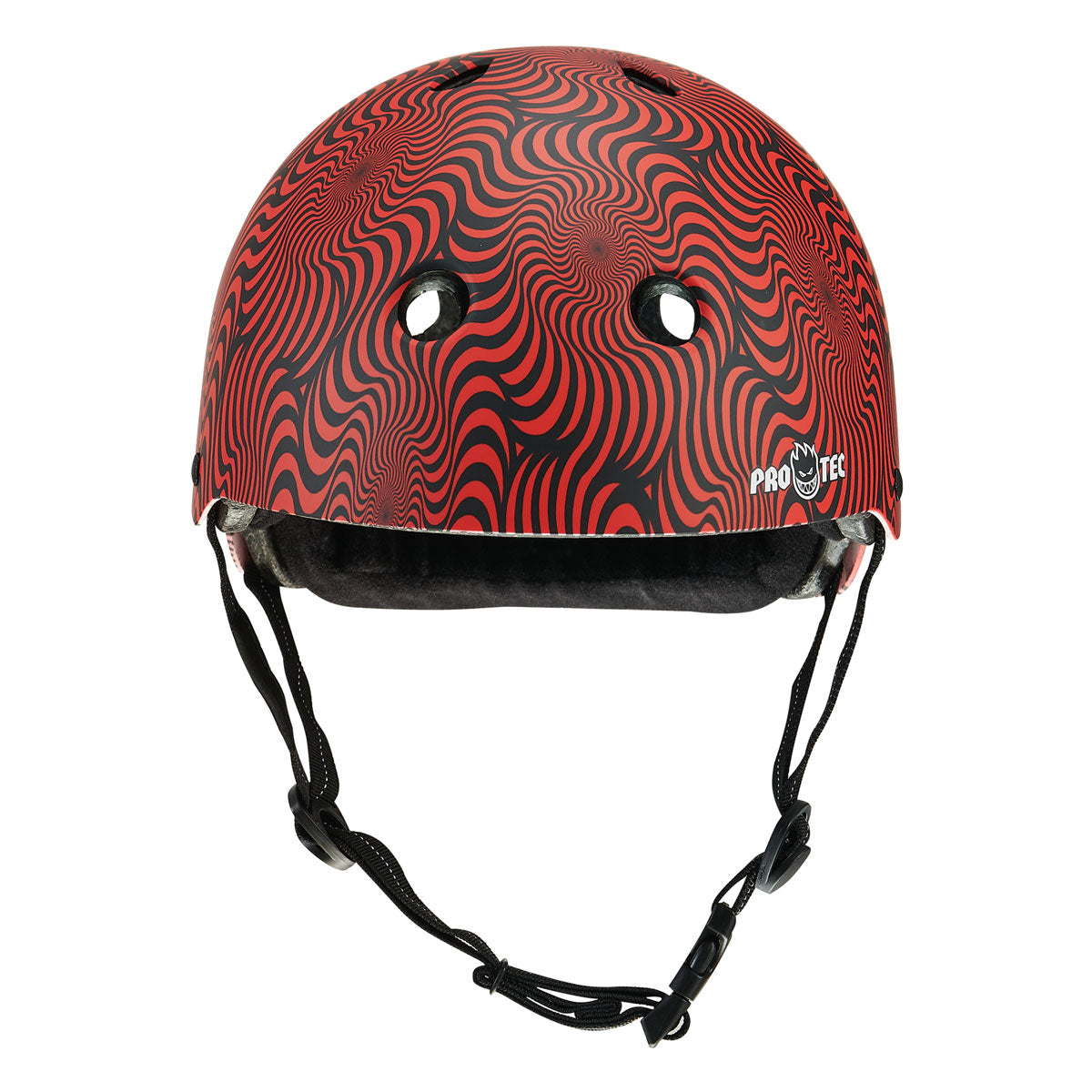 Pro-Tec x Spitfire Low Pro Certified Helmet (Red Swirl) S/M