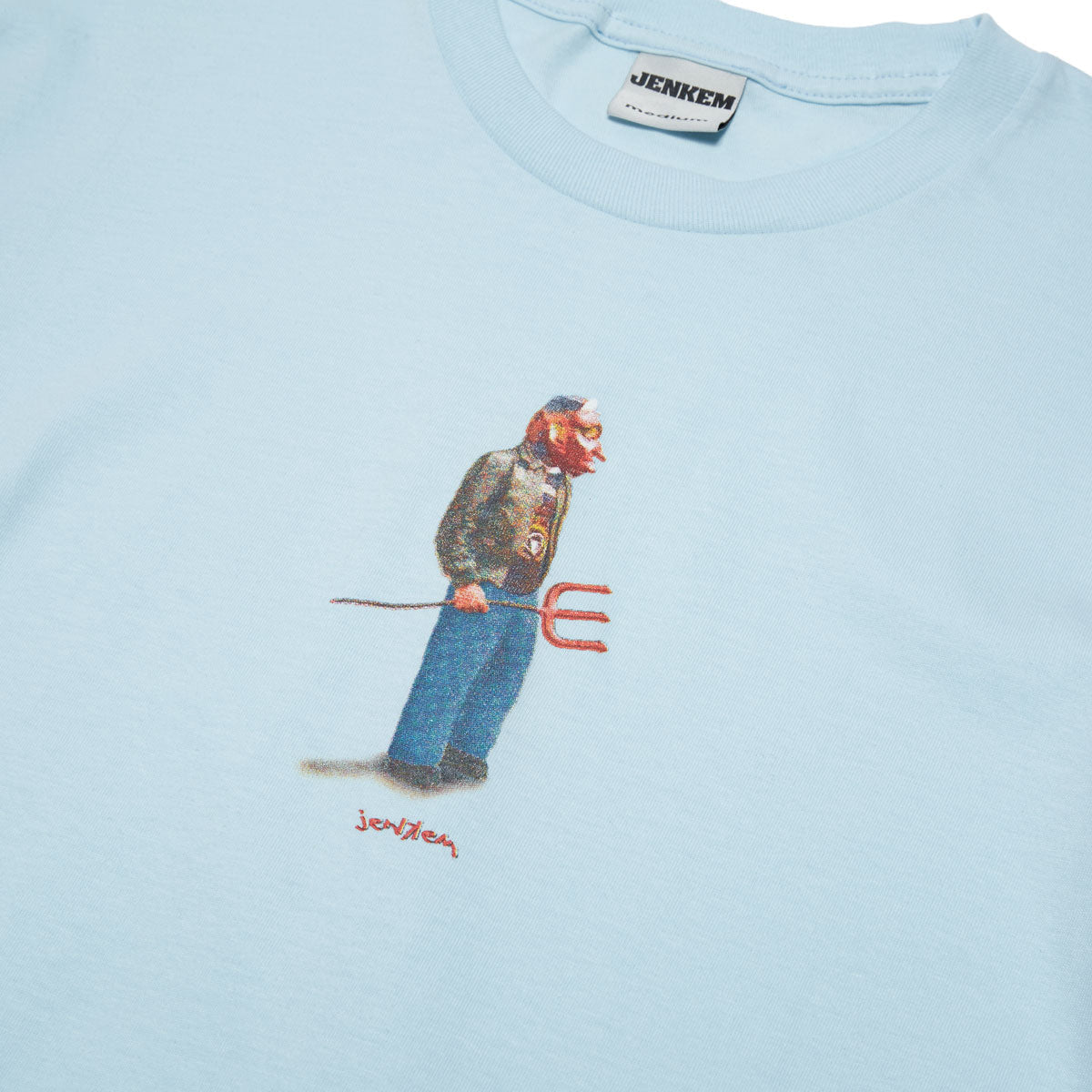 Jenkem Devil Boy T-Shirt - Chambray image 2