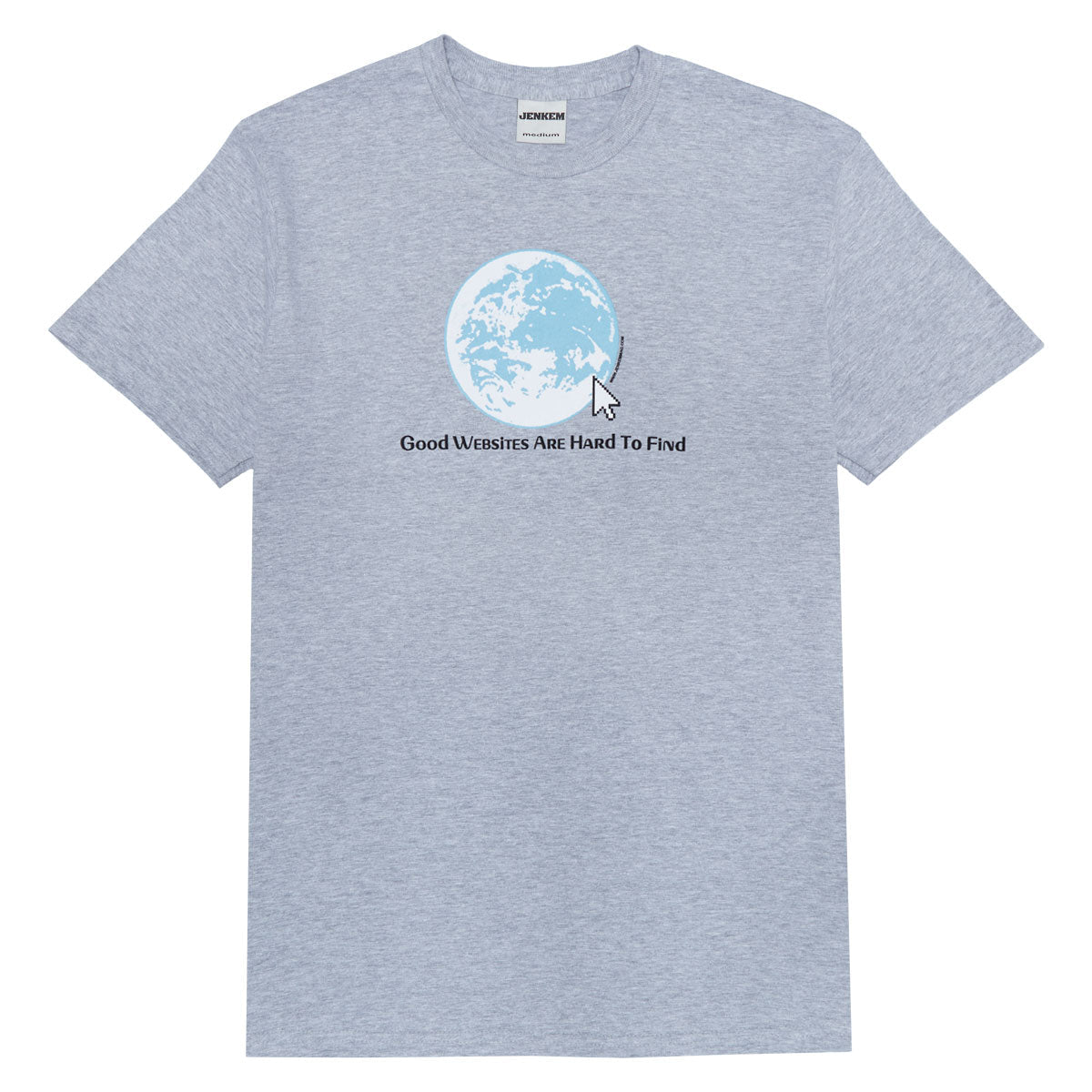 Jenkem Websites T-Shirt - Sport Grey image 1