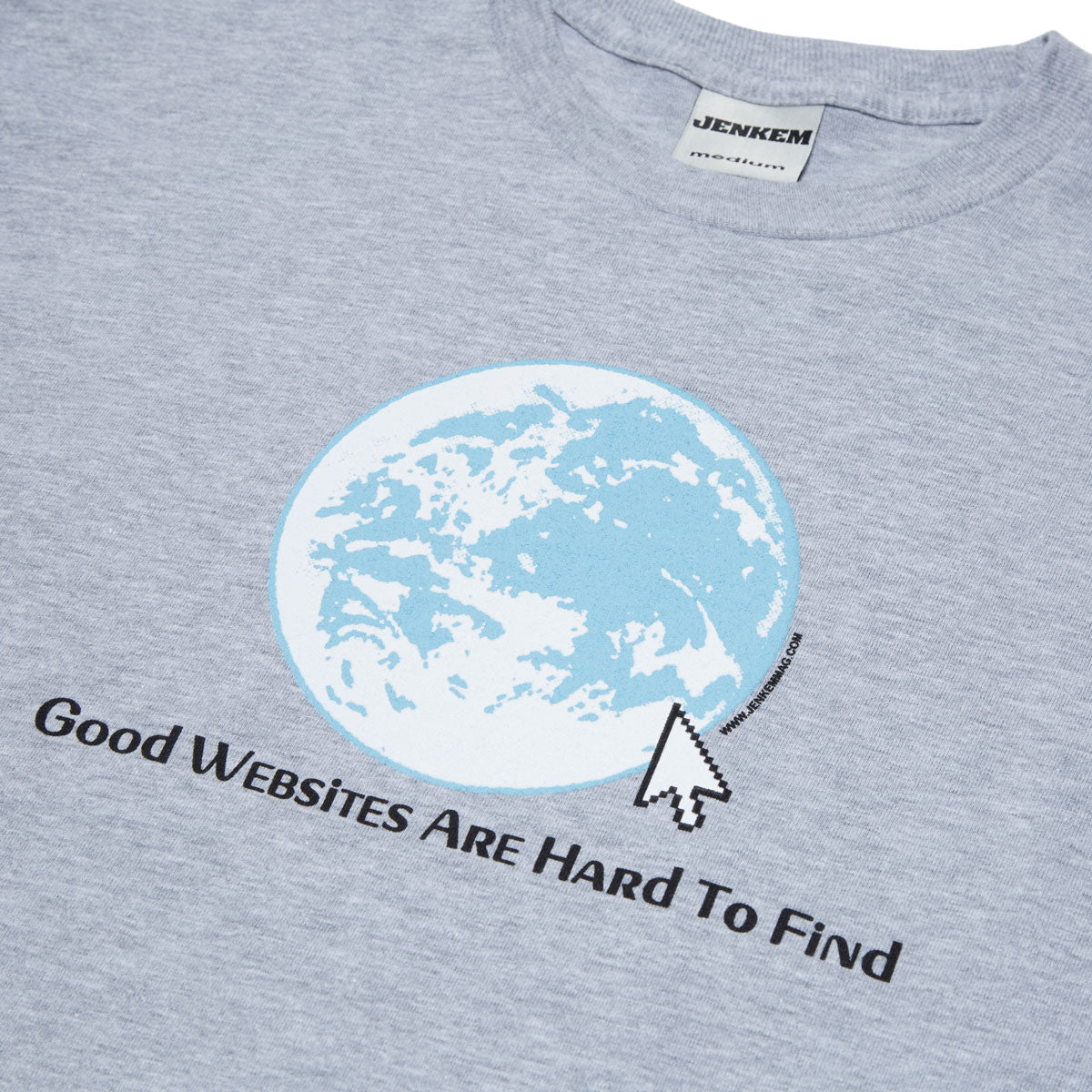 Jenkem Websites T-Shirt - Sport Grey image 2