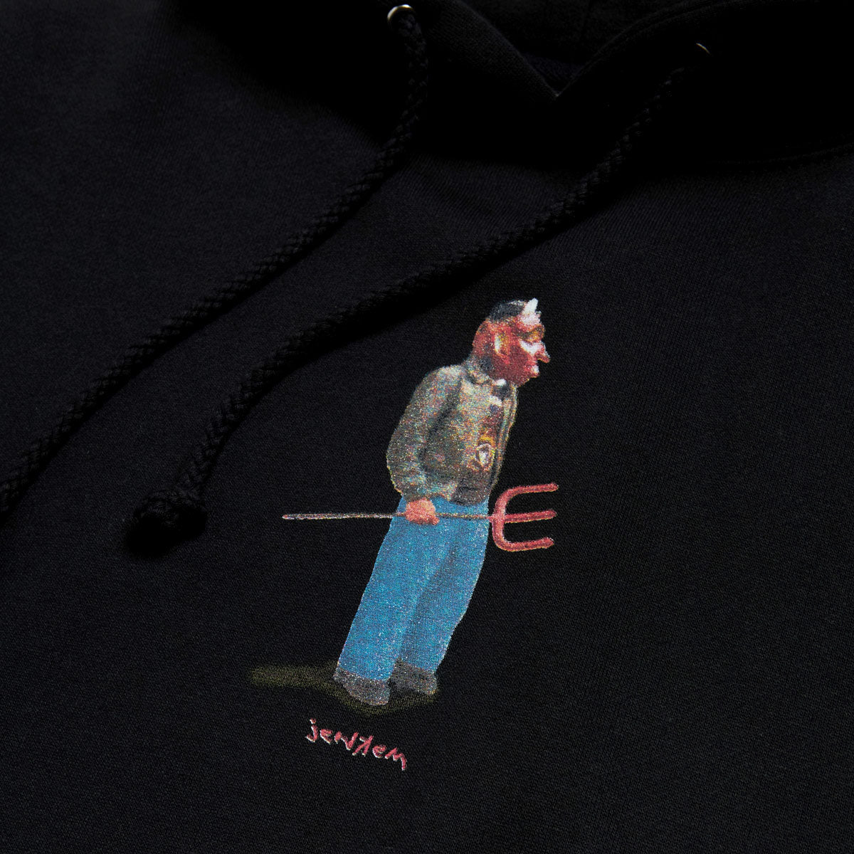 Jenkem Devil Boy Hoodie - Black image 2