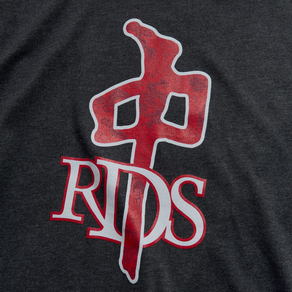 RDS OG Satin Dragon T-Shirt - Charcoal Heather image 3