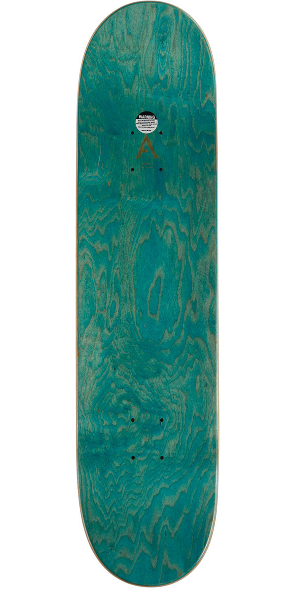 April AP Print Logo Skateboard Deck - Black - 8.00