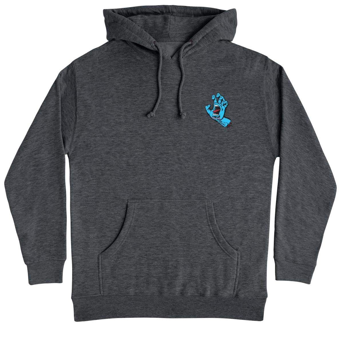 Santa Cruz Screaming Hand Hoodie - Charcoal Heather image 1