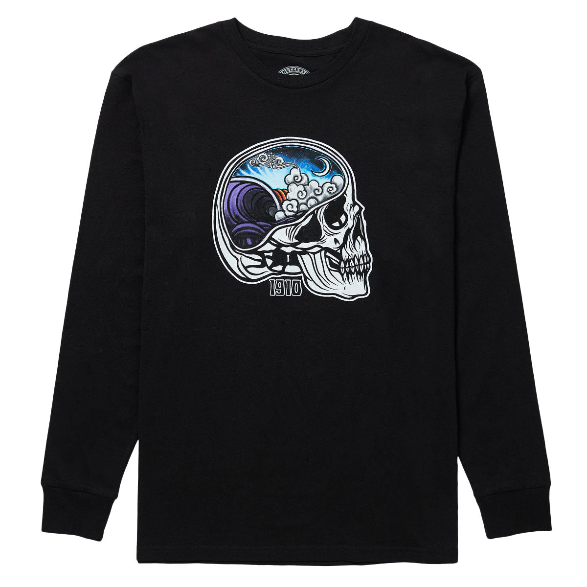 1910 In Your Head Night Long Sleeve T-Shirt - Black image 1