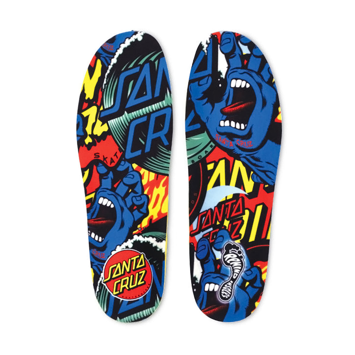 Remind x Santa Cruz Screaming Hand Destin Impat 5.5MM Low All Arch Shoe Insole image 1